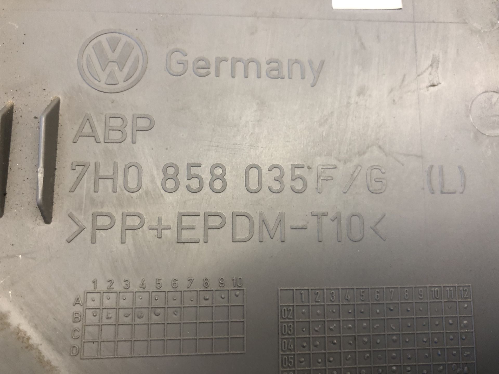 VW T5 5.1 Facelift Verkleidung links außen Armaturenbrett